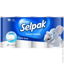 Туалетная бумага Selpak Super Soft трехслойная 16 шт (8690530134546)