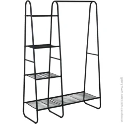 Sensio Вешалка для одежды 1000x1500x400 мм BLACK RACK черный