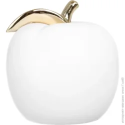 Декоративные фигурки и статуэтки Sensio Статуэтка Apple 17х15х15 см белый с золотым