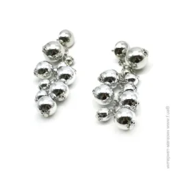 Sensio Сережки Cascade пара пластик срібний