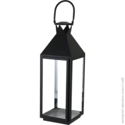 Sensio Подсвечник-фонарь Classic металлический черный 18х19х53.5 см