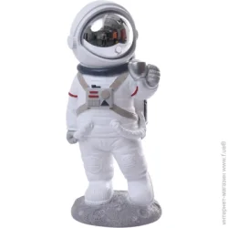 Декоративні фігурки і статуетки Sensio Статуетка Moon Walker 21,5х10х9 см білий із сірим