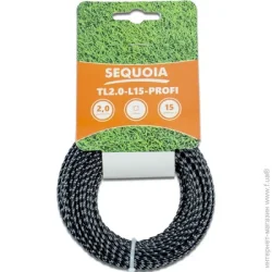 Триммерная леска Sequoia для мотокосы TL2.0-L15-PROFI 15 м крученый квадрат
