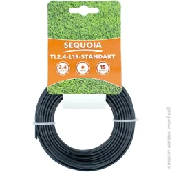 Триммерная леска Sequoia для мотокосы TL2.4-L15-STANDART 15 м