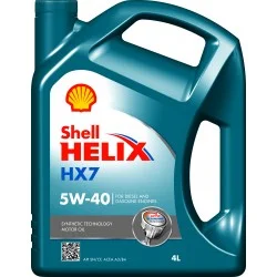 Моторна олива Shell Helix HX7 5W-40 4л