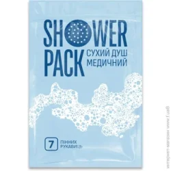Shower Pack Душ одноразовый "Медицинский" 7 пенных перчаток