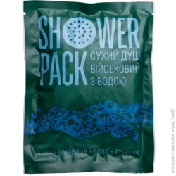 Shower Pack Душ одноразовый сухой, военный с водой