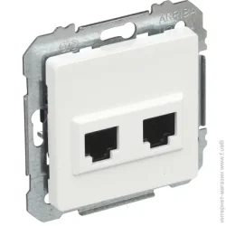 Siemens Розетка компьютерная двойная Line IP20 полярно-белый 5TG20782WH02