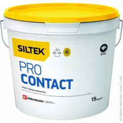 Грунтовка Siltek Грунтовочная краска адгезионная Pro Contact 15 кг