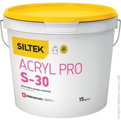 Siltek Шпаклевка S-30 Acryl PRO 15 кг