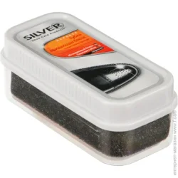 Silver Губка для взуття стандарт широка 45 x 105 мм чорний
