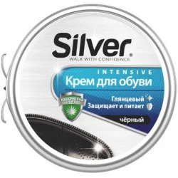 Silver крем д/обувь из/банка 50мл черный (8690757000532)