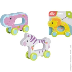 Simba Игрушка ABC Веселое животное на колесиках в ассортименте