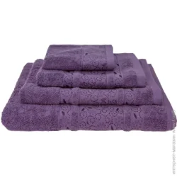 Полотенце для рук и лица Simi Sevinch 70x140 см фиолетовый