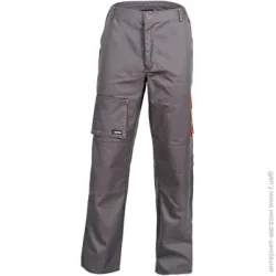 Sizam Штани робочі castle р. M зростання універсальний 30205 сірий з помаранчевим