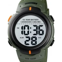 Skmei Годинник тактичний Neon 10 Bar green