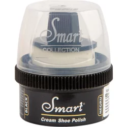 Smart Крем-блиск для взуття із губкою 60 мл чорний