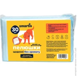 Пеленки, подстилки Smartis Пеленка 60x60 см, 38г/4г 30 шт. для собак