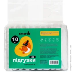 Smartis Подгузники XS 10 шт. 34х22 см