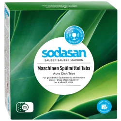 Таблетки для посудомийних машин Sodasan Organic 25 шт. 625 г (2428)