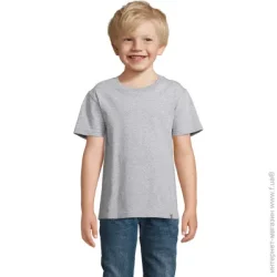 Sol`S Футболка для мальчиков REGENT KIDS р.104/110/116 серый меланж 1197035006A