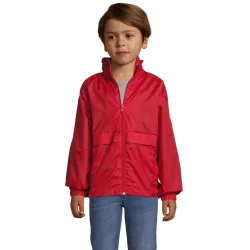 Sol`S Куртка от дождя унисекс SURF KIDS р.134 красный 32300145IXI