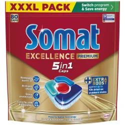 Somat Капсули Excellence 5-в-1 НОВИНКА 80 шт. 1,488 кг