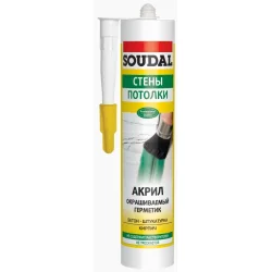Soudal Герметик акриловый тик коричневый коричневый 280 мл