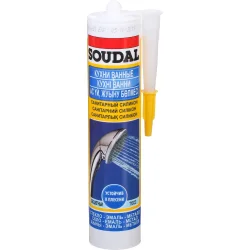Soudal Герметик силіконовий санітарний прозорий 280 мл
