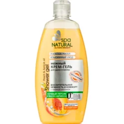 Spa Natural Крем-гель для душа Сочный персик и масло абрикоса 500 мл
