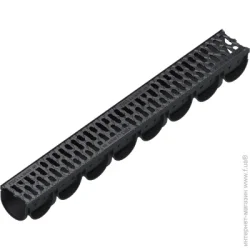 Набір S`Park Жолоб пластиковий ЛВ-10.14.10-ПП з гратами чавунними 088203