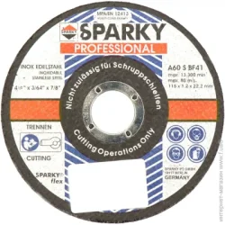Отрезной диск Sparky Круг отрезной по нержавеющей стали 115x1,2x22,2 мм