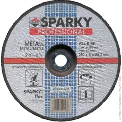 Зачистной круг 230 мм для металл Sparky Круг зачистной по металлу 230x6,0x22,2 мм