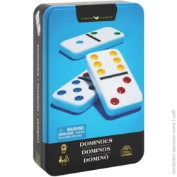 Настольная игра Spin Master Игра настольная Домино (в жестяной коробке) SM98405/6065369