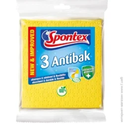 Spontex Набор салфеток универсальные 3 ANTIBAK 20,5*18 см 3 шт./уп. / разноцветный