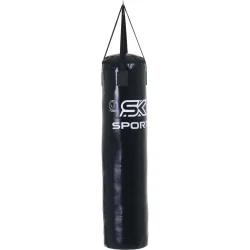 Sportko Боксерський мішок 100x35 см 25 кг чорний
