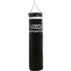 Sportko Боксерський мішок 150x35 см 65 кг чорний