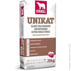 Stabill Шпаклівка полімерно-гіпсова фінішна UNIKAT, екстра-біла, 20кг