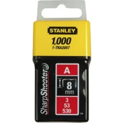 Скобы Stanley Light Duty A 8мм, 1000шт. (1-TRA205T)