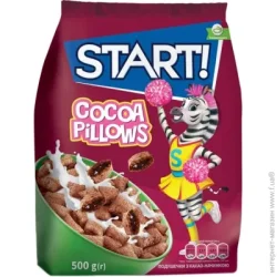Сухий сніданок Start Сніданки готові з какао начинкою м/в 500 г
