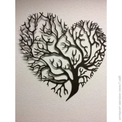 Картина Steel Character Панно декоративное 54x53 см черный