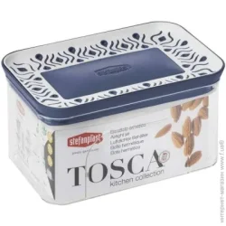 Stefanplast Ємність для зберігання Tosca 0,7л біло-синя прямокутна