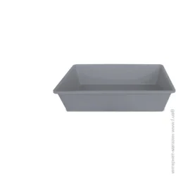 Открытый лоток под наполнитель Stefanplast Туалет Tray 1 40х30х10 см серый