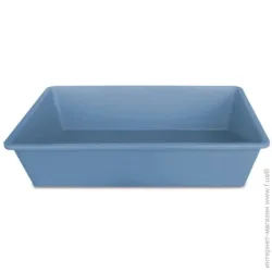 Открытый лоток под наполнитель Stefanplast Tray 2 50x35x12 см пластик голубой (8003507966802)