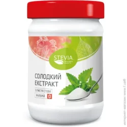 Цукор Stevia Замінник цукру Солодкий екстракт із листя стевії 150 г