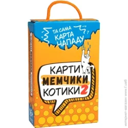 Strateg Настольная игра "Карты мемчики и котики 2" 30927
