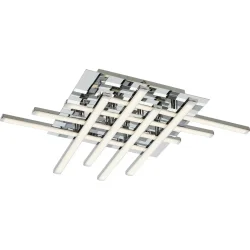 Strotskis Люстра светодиодная Hi-Tech 48 Вт LED-модуль хром 90020/8