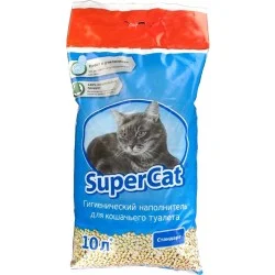 Наполнитель Super Cat Стандарт 3кг, синий (3550)