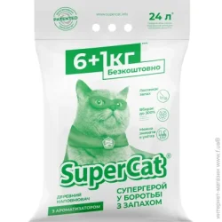 Super Cat Наповнювач для котячого туалету з ароматизатором 6+ 1 кг