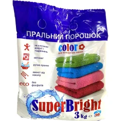 Пральний порошок для кольорових речей Superbright 3000 г (4820138320551)